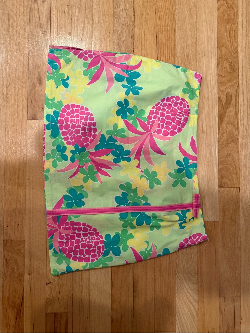 Lilly Pulitzer Girls Pineapple Print Skort - Pink, Green & Yellow